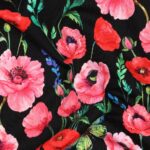 Poppy flowers french terry - Poppy Design - Afbeelding 4