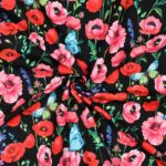 Poppy flowers french terry - Poppy Design - Afbeelding 3