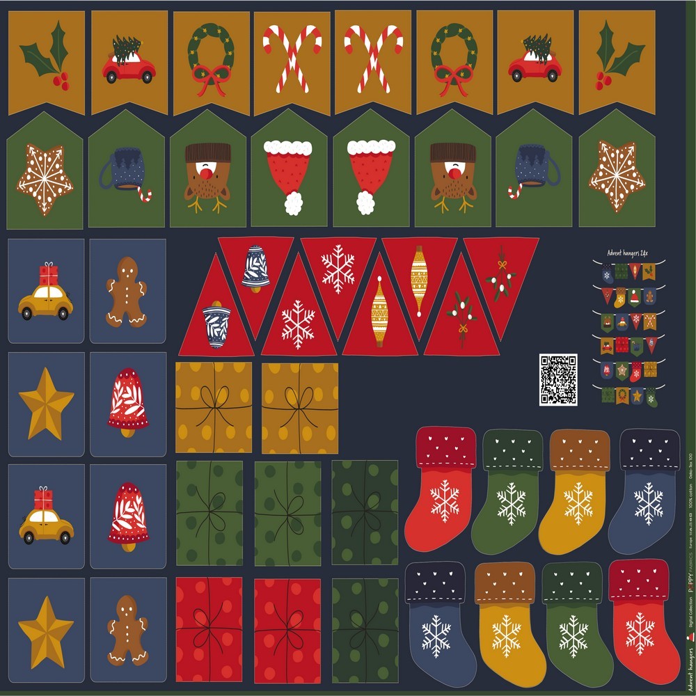 Adventkalender - Poppy design