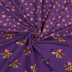Hearts french terry - Poppy Design - Afbeelding 4