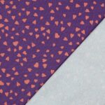 Hearts french terry - Poppy Design - Afbeelding 3