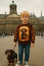 Teckel paneel french terry - Stenzo Textiles - Afbeelding 4