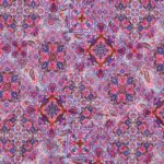 Stepped voile katoen paars gewatteerd - Poppy Design - Afbeelding 7