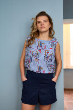 Grafische vormen viscose - Atelier Jupe - Afbeelding 3