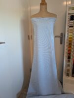 Lichtblauw stripe seersucker - Deadstock - Afbeelding 4