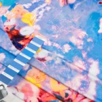 Tie dye tricot viscose - Deadstock - Afbeelding 5